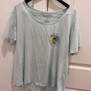 Southern Spirit Light Blue Graphic Tee
